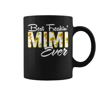 Best Freakin Mimi Ever Sunflower Coffee Mug - Seseable