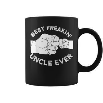 Best Freakin Uncle Ever Baby Announcement Gift For Mens Coffee Mug | Mazezy UK