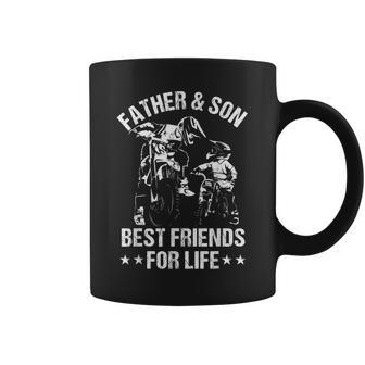Best Friends For Life Father Son Dirt Bike Fathers Day Dad Coffee Mug | Mazezy