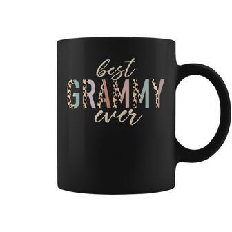 Best Grammy Ever Gifts Leopard Print Mothers Day Coffee Mug - Seseable