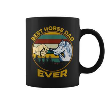Best Horse Dad Ever Vintage Fathers Day Coffee Mug - Seseable