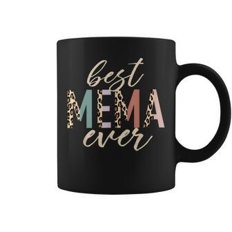 Best Mema Ever Gifts Leopard Print Mothers Day Coffee Mug - Thegiftio UK
