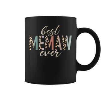 Best Memaw Ever Gifts Leopard Print Mothers Day Coffee Mug - Thegiftio UK