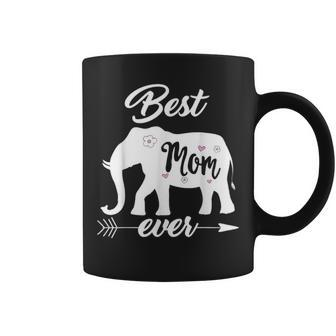 Best Mom Ever Elephant Mothers Day Gift Women Grandma Mama Coffee Mug - Seseable