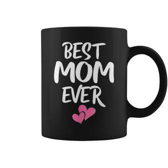 Best Mom Ever Mommy Heart Mothers Day Coffee Mug | Mazezy