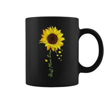 Best Mom Ever Sunflower Hearts Love Funny Mothers Day Women Coffee Mug | Mazezy CA