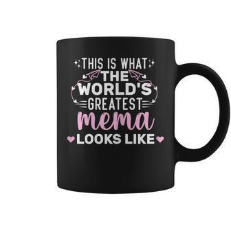 Best Mom In The World Best Mema Mother Women Mothers Day Gift For Womens Coffee Mug - Thegiftio UK