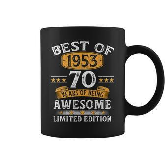Best Of 1953 70 Years Old 70Th Birthday Gifts For Men Coffee Mug | Mazezy