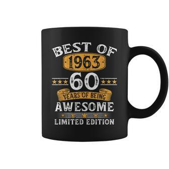 Best Of 1963 60 Years Old 60Th Birthday Gifts For Men Coffee Mug | Mazezy