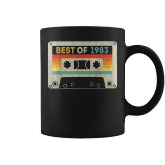 Best Of 1983 40Th Birthday Gifts Cassette Tape Vintage 1983 Coffee Mug - Seseable