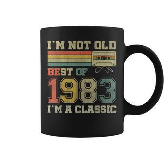 Best Of 1983 Made In 1983 40Th Birthday Gift 40 Year Old Coffee Mug - Seseable