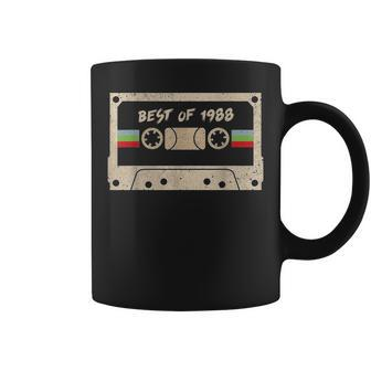 Best Of 1988 Birthday 31Years Old Mixtape Vintage T-Shirt Coffee Mug | Mazezy