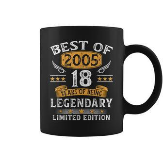 Best Of 2005 Limited Edition 18 Year Old 18Th Birthday Gifts Coffee Mug | Mazezy