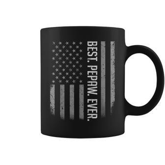 Best Pepaw Ever Us American Flag  Gift For Fathers Day Gift For Mens Coffee Mug