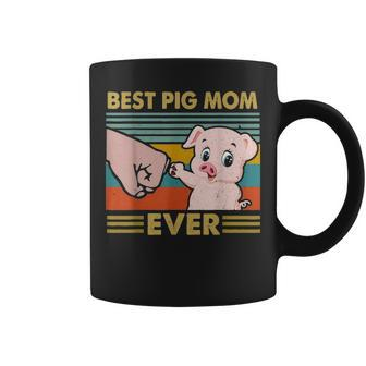Best Pig Mom Ever Pig Friends Gift Mothers Day Coffee Mug - Seseable