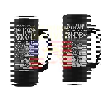 Best Pitbull Dad Ever Us Flag Pitties Dog Patriotic Men Gift Gift For Mens Coffee Mug | Mazezy