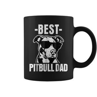 Best Pitbull Dad Funny Pit Bull Dog Mens Gift For Mens Coffee Mug | Mazezy