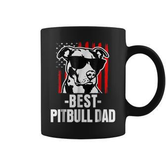 Best Pitbull Dad Mens Funny American Pit Bull Gift For Mens Coffee Mug | Mazezy