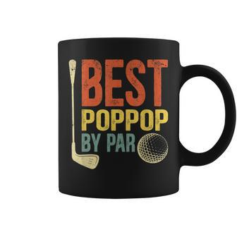 Best Poppop By Par Fathers Day Golf Gift Grandpa Gift For Mens Coffee Mug | Mazezy