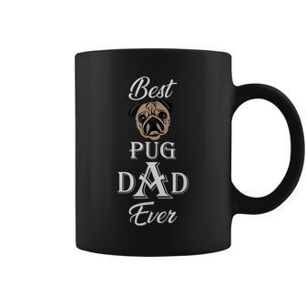 Best Pug Dad Ever Fathers Day Gift For Pug Lovers Gift For Mens Coffee Mug | Mazezy