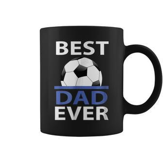 Best Soccer Dad Ever With Soccer Ball Gift For Mens Coffee Mug | Mazezy AU