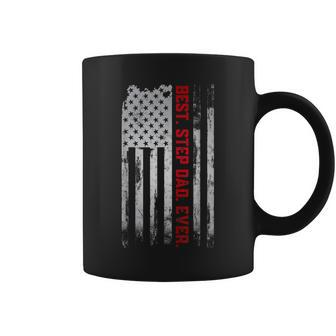 Best Step Dad Ever American Usa Flag Father’S Day Gift Papa Coffee Mug | Mazezy