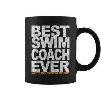 Best Swim Coach Ever Swimming Coach Swim Teacher Swimmer Coffee Mug - Seseable