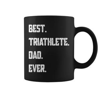 Best Triathlete Dad Ever Funny Triathlon Gift For Mens Coffee Mug | Mazezy