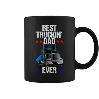 Best Trucking Dad Ever Gift Gift For Mens Coffee Mug | Mazezy