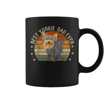 Best Yorkie Dad Ever Retro Yorkshire Terrier Gifts Dog Daddy Gift For Mens Coffee Mug | Mazezy