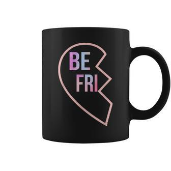 Bff 1 Heart In 2 Best Friends Matching 1St Part Coffee Mug | Mazezy