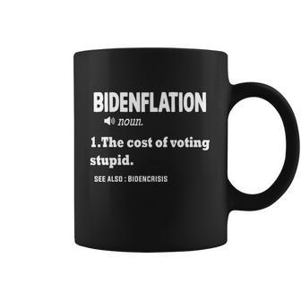 Bidenflation The Cost Of Voting Stupid Coffee Mug - Thegiftio UK
