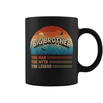 Big Brother The Man The Myth The Legend Men Sunset Brother Coffee Mug - Seseable