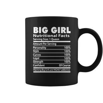 Big Girl Nutrition Facts Serving Size 1 Queen Amount Per Serving Coffee Mug - Thegiftio UK