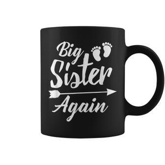 Big Sister Again New Baby In Family Daughter Gift Coffee Mug | Mazezy AU