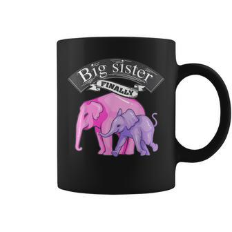 Big Sister Finally Cool Promoted To Big Sister Gift Coffee Mug | Mazezy