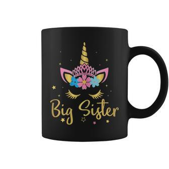 Big Sister Kids Unicorn Big Sister Little Sister V2 Coffee Mug - Thegiftio UK