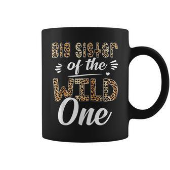 Big Sister Of The Wild One Zoo Themed 1St Birthday Party Coffee Mug | Mazezy