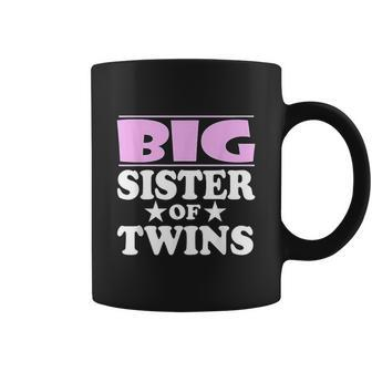 Big Sister Of Twins Announcement Coffee Mug - Thegiftio UK