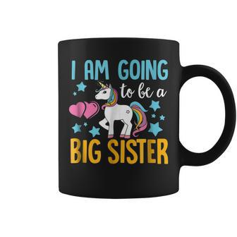 Big Sister Pregnancy Announcement For Girls Coffee Mug | Mazezy