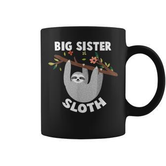 Big Sister Sloth Matching Family For MenWomen Coffee Mug - Seseable