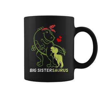 Big Sistersaurus Sister Dinosaur Baby Mothers Day Coffee Mug - Thegiftio UK