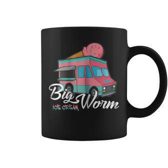 Big Worm Ice Cream Friday Funny Parody Mens Shirt Coffee Mug | Mazezy