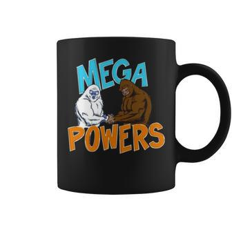 Bigfoot And Yeti Mega Powers Coffee Mug | Mazezy