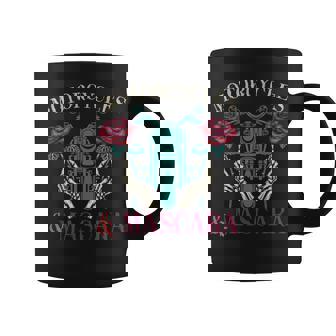 Biking Roses Motorcycle Rider Women Mascara Motorbike Biker Coffee Mug | Mazezy