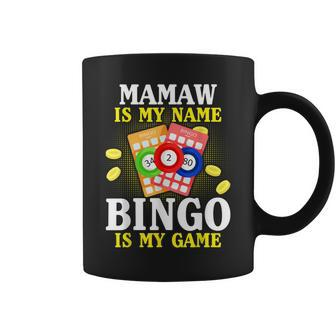 Bingo Mamaw Is My Name Funny Christmas Gift Coffee Mug | Mazezy