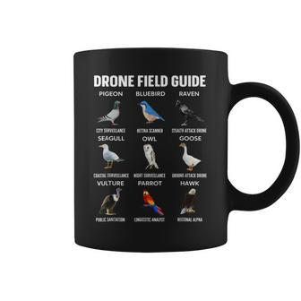Birds Drone Field Guide They Aren’T Real Coffee Mug | Mazezy