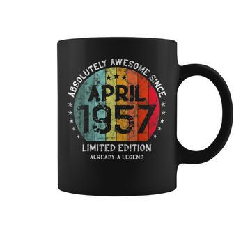 Birthday Absolutely Awesome Since April 1957 Vintage Coffee Mug - Seseable