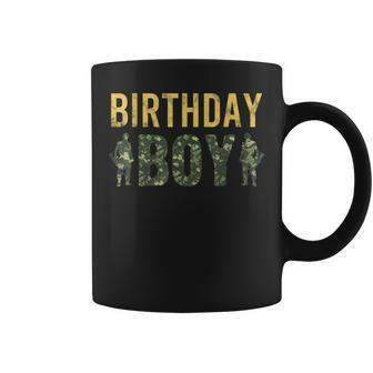 Birthday Boy Army Military Party Camouflage Lover Gift Coffee Mug | Mazezy