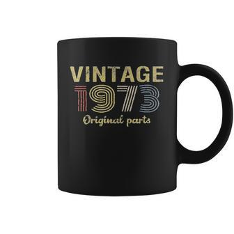 Birthday Gift Retro Birthday Vintage 1973 Original Parts V2 Coffee Mug - Thegiftio UK